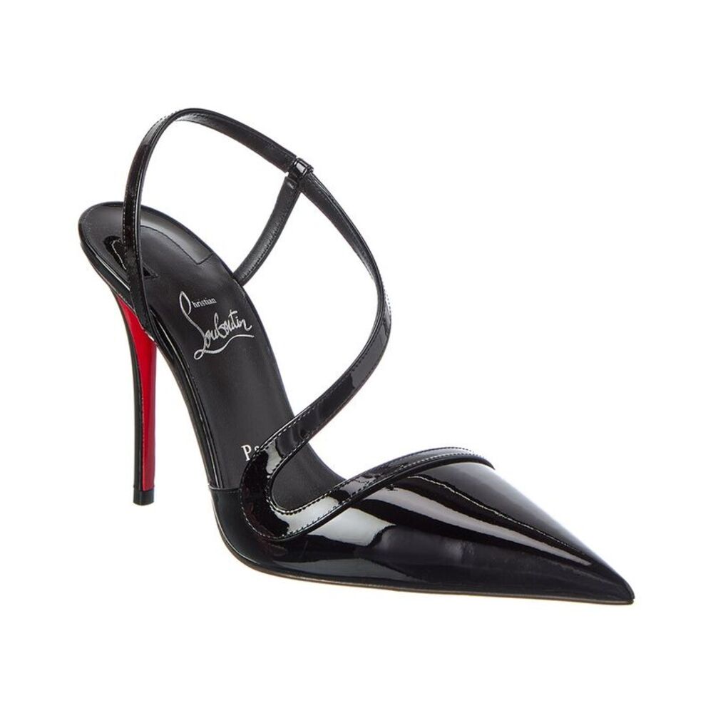 Christian Louboutin Rosa Z 100 Patent Slingback Pump, Black